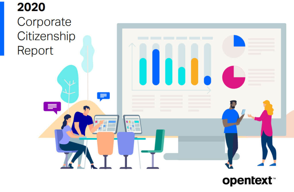 Cover image of the OpenTect Corporate Citizenship Report